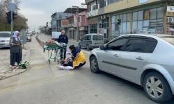 Trafik Kazasında Motosiklet Sürücüsü Yaralandı