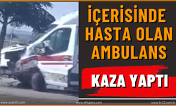 Hasta Nakli Sırasında Kazaya Karıştı