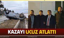 Kazayı  Ucuz Atlattı