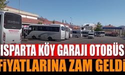 Isparta Köy Garajında Otobüs Fiyatlarına Zam Geldi