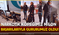 Narkotik köpeğimiz Milon başarılarıyla gururumuz oldu!