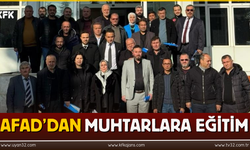 Isparta AFAD’dan Muhtarlara Eğitim