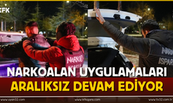 Narkoalan Uygulaması Hızla Devam Ediyor