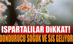 Isparta'da Donacağız Sıcaklıklar Sıfırın Altına Düşüyor