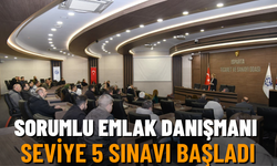 SORUMLU EMLAK DANIŞMANI  SEVİYE 5 SINAVI BAŞLADI