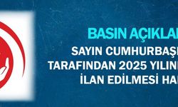 TİHEK, Cumhurbaşkanı Erdoğan'ın 2025'i 'Aile Yılı' İlan Etmesi Hakkında Basın Açıklaması Yaptı