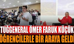 Tuğgeneral Ömer Faruk Küçük öğrencilerle bir araya geldi