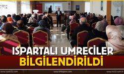 Ispartalı Umreciler Bilgilendirildi