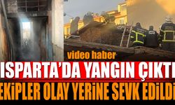 Isparta'da Yangın Çıktı Ekipler Olay Yerine Sevk Edildi