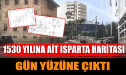 1530 Yılına Ait Isparta Haritası Gün Yüzüne Çıktı