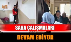 Saha Çalışmaları Devam Ediyor