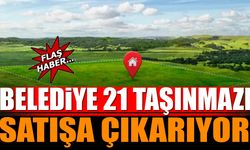 Belediye 21 taşınmazını satışa çıkarıyor