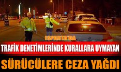 Isparta'da Trafik Denetimlerinde Kurallara Uymayan Sürücülere Ceza Yağdı