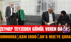 Zeynep Teyzeden Gönül Veren Bağış ve Cumhurbaşkanı Erdoğan’a Hediye Çorap