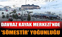 Davraz Kayak Merkezi'nde 'sömestir' yoğunluğu