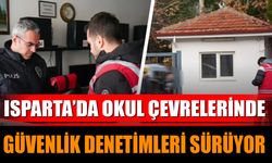 Isparta’da Okul Çevrelerinde Güvenlik Denetimleri Sürüyor