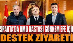 Isparta’da DMD Hastası Görkem Efe İçin Destek Ziyareti