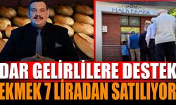 Dar Gelirlilere Destek! Halk Ekmek Noktası Açıldı