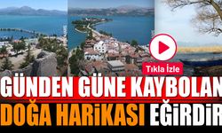 Günden Güne Kaybolan Doğa Harikası Eğirdir (Video Haber)