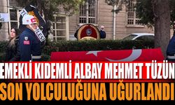 Emekli Albay, Askeri Törenle Son Yolculuğuna Uğurlandı