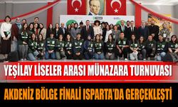 Yeşilay Liseler Arası Münazara Turnuvası Akdeniz Bölge Finali Isparta’da Gerçekleşti