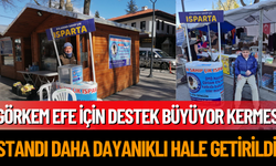 Görkem Efe İçin Destek Büyüyor, Kermes Standı Daha Dayanıklı Hale Getirildi