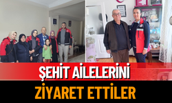 Isparta Aile ve Sosyal Hizmetler İl Müdürlüğü, Şehit Ailelerini Ziyaret Etti