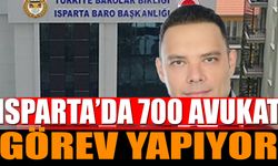 Isparta'da 700 Avukat Görev Yapıyor