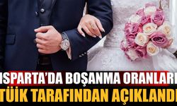 Isparta'da yıllara göre boşanma sayıları açıklandı!