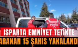 24 saatte 15 aranan şahıs yakalandı