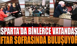 Isparta Belediyesi binlerce vatandaşı iftar sofrasında buluşturuyor