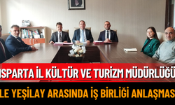 Isparta İl Kültür ve Turizm Müdürlüğü ile Yeşilay Arasında İş Birliği Anlaşması