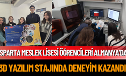 Isparta Meslek Lisesi Öğrencileri, Almanya’da 3D Yazılım Stajında Deneyim Kazandı