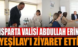 Vali Erin’den YEŞİLAY’a ziyaret