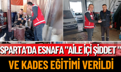 Isparta’da Esnafa "Aile İçi Şiddet" ve KADES Eğitimi Verildi