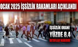 Ocak 2025 İşsizlik Rakamları Açıklandı: İşsizlik Oranı Yüzde 8,4