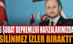 Başkan Tekeli:" 6 Şubat Depremleri Hafızalarımızda Silinmez İzler Bıraktı"