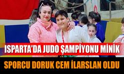 Isparta'da Judo Şampiyonu Minik Sporcu Doruk Cem İlarslan Oldu