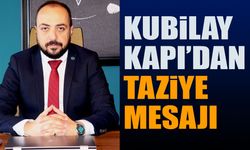 Kubilay Kapı'dan Taziye Mesajı