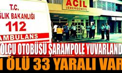 Yolcu Otobüsü Şarampole Uçtu: 1 Ölü, 33 Yaralı