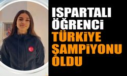 Ispartalı Öğrenci Türkiye Şampiyonu Oldu