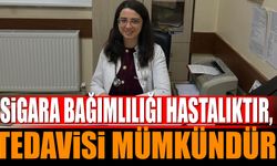 Uzm. Dr. Adile Büşra Mavi Şenol "sigara bağımlılığı hastalıktır, tedavisi mümkündür"