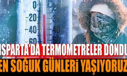 Isparta'da Termometreler Dondu Isparta En Soğuk Günlerini Yaşıyor