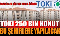 TOKİ 250 Bin Konut Bu Şehirlere Yapılacak İller Listesi 2025