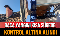 Baca Yangını Kısa Sürede Kontrol Altına Alındı