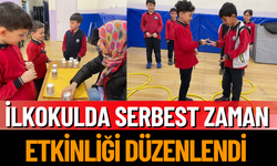 İlkokulda Serbest Zaman Etkinliği Düzenlendi