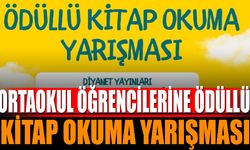 Ortaokul Öğrencilerine Ödüllü Kitap Okuma Yarışması