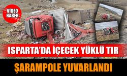 İçecek Yüklü Tır Şarampole Yuvarlandı