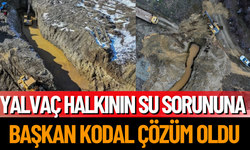 Yalvaç Halkının Su Sorununa Başkan Kodal Çözüm Oldu