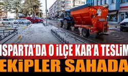 Isparta'da O İlçe Kar'a Teslim Ekipler Sahada